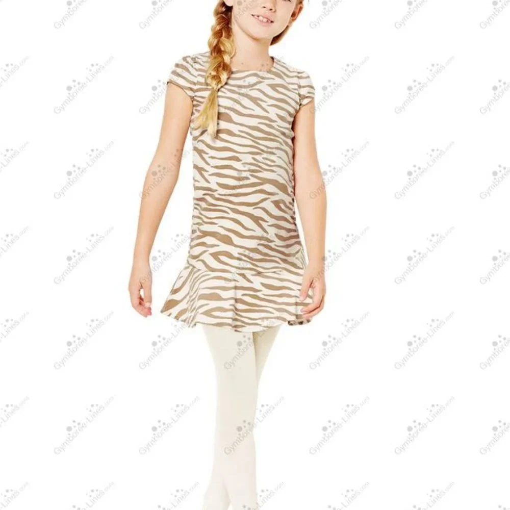 Gymboree Velveteen Right Meow Tiger Stripe Dress - NWT Size 7